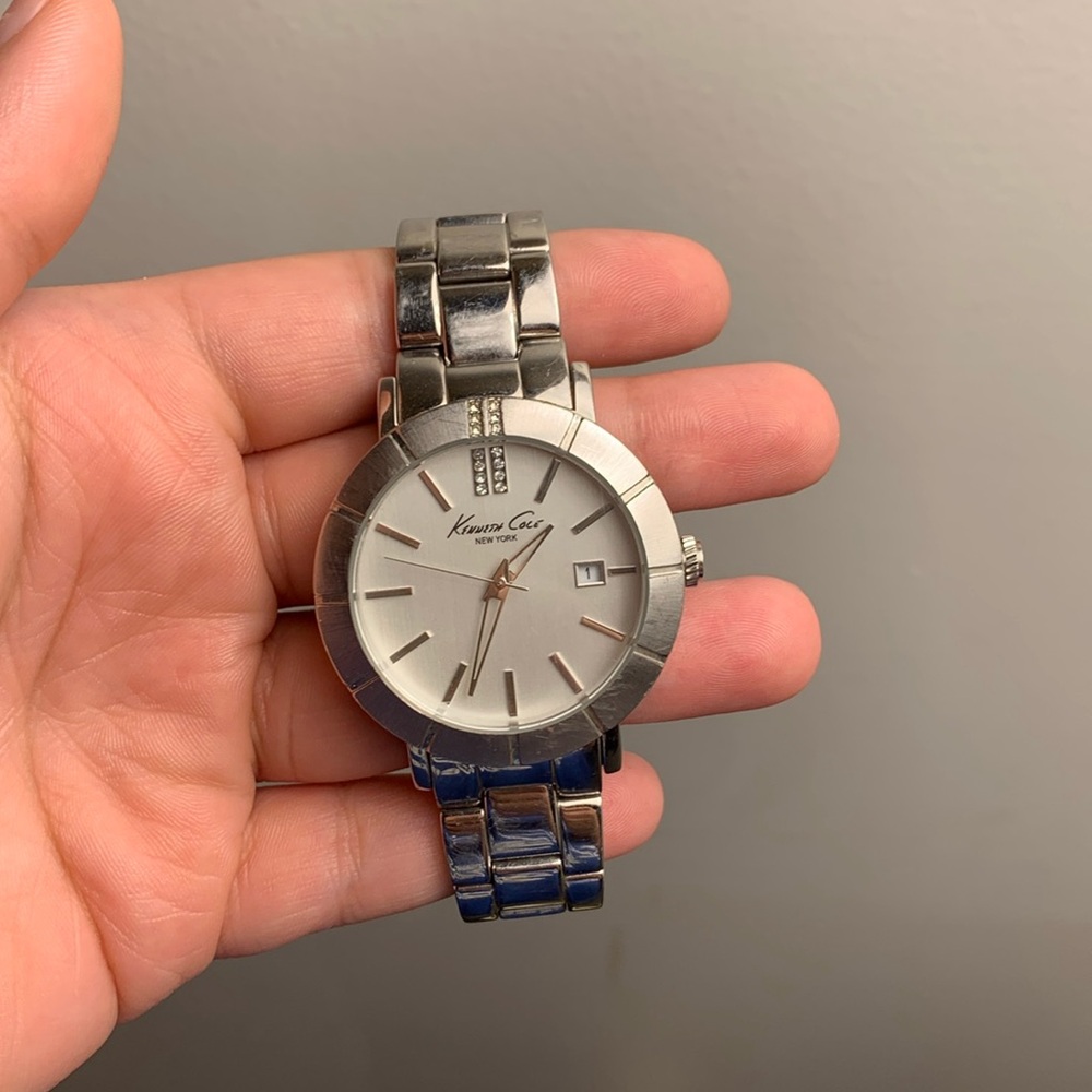 Kenneth Cole New York silver stainless steel watch